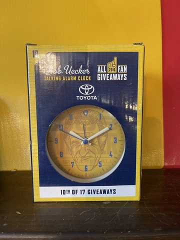 Bob Uecker Talking Alarm Clock Milwaukee Brewers Baseball Fan Give Away 2016 A1 Cover
