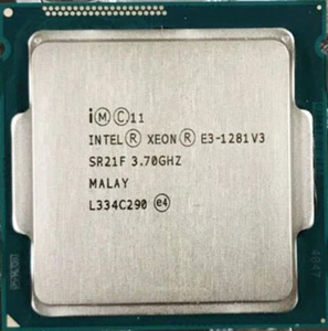 Procesador CPU Intel Xeon E3-1281 V3 E3-1281V3 3,7 GHz 4 núcleos LGA1150 8 M 82 W - Imagen 1 de 1