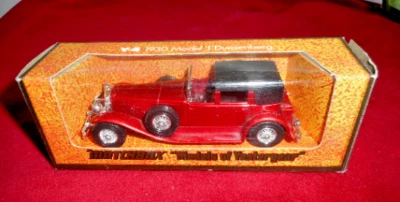 MATCHBOX Vintage model *J* Duesenberg 1930 metal 1:43 Models of Yesteryear Y-4 A - Image 1 of 4
