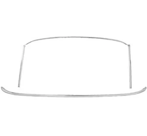 1969~1970 Mustang Windshield Trim Moldings 5 PCS Coupe Dynacorn M3580 - Picture 1 of 1