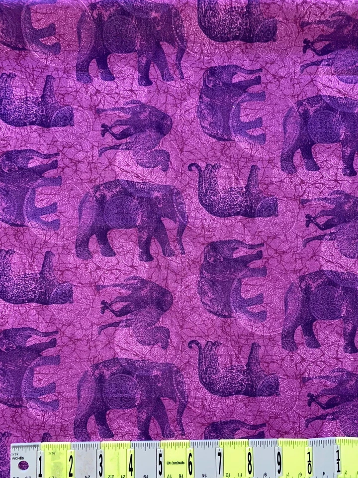 Patio de tela de algodón elefante guepardo camello animales de safari Foto 1 de 1