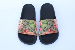 Gucci Bloom GG Floral Slides Slippers Womens Shoes Size 36/US 6 - Picture 1 of 18