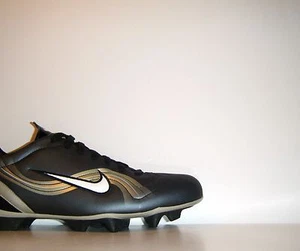 2002 Nike Mercurial Vapor I II FG Cleats Sz. 12 Black Gold Superfly III R9 CR7 - Picture 1 of 12