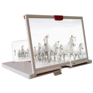 Portable Mobile Cell Phone Video Screen Magnifier 3D HD Amplifier Stand Bracket - Picture 1 of 9