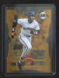 1997 Leaf Gold Fractal Matrix Die Cut #65 Barry Bonds
