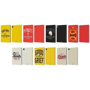 OFFICIAL PEANUTS VARSITY SPORTS LEATHER BOOK WALLET CASE COVER FOR APPLE iPAD - Picture 1 of 13