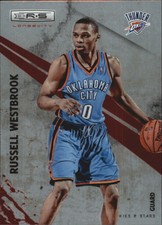 2010-11 Rookies and Stars Longevity Ruby Thunder Card #78 Russell Westbrook/250