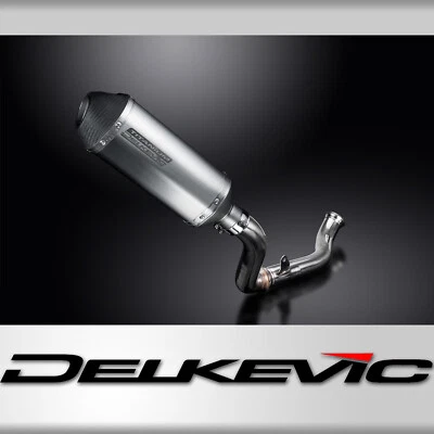 KTM 690 Duke 2013-2018 Delkevic Slip On 10" X-Oval Titanium Exhaust Muffler Kit - Image 1 of 4