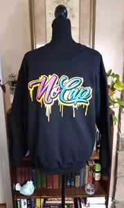 3 Forty Inc No Cap Crewneck Sweatshirt Men's Meduim Black - Picture 1 of 6