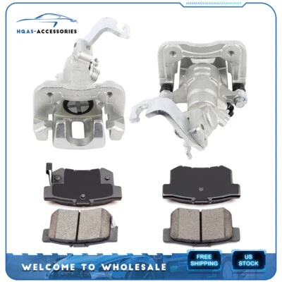 For 1998 1999 2000 - 2007 Honda Accord Brake Rear Calipers and Ceramic Pads - Image 1 of 4