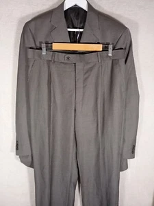 Karl Jackson The Business Trouser Suit Mens 42 R Jacket 36 W 31 L Grey Wedding - Picture 1 of 16
