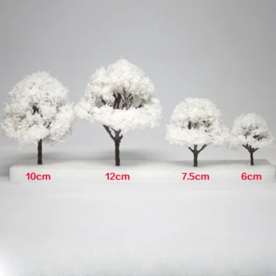 HO/OO Scale Miniatures Winter Seasonal Trees Garden Plants Railway Scene Model - Image 1 of 2