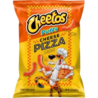 Edición Limitada Cheetos Puffs Queso Sabor Pizza 8oz 1 Bolsa Idea de Fiesta Foto 1 de 3