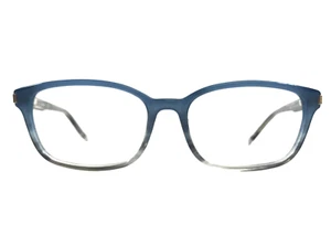 Calvin Klein Eyeglasses Frames CK6007 466 Blue Gray Rectangle Full Rim 53-16-140 - Picture 1 of 12