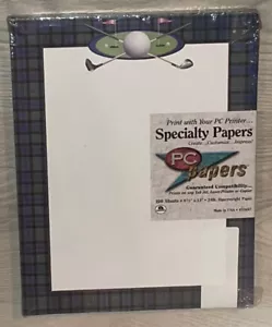 * Mazza da golf maglietta golfista designer lettera computer carta - 100 fogli - Foto 1 di 4