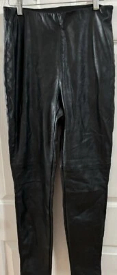 H&M Divided Women’s Faux Leather Leggings Pants Black Size 8 - Image 1 of 3