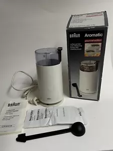 Braun Aromatic Coffee Grinder Gourmet Edition KSM-4 2.5 oz Used - Picture 1 of 14