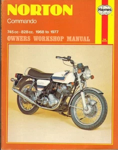 NORTON COMMANDO 750,850 INTERSTATE,FASTBACK HI-RIDER HAYNES MANUAL 1968-1977 - Picture 1 of 1