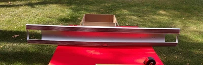 MOPAR PLYMOUTH 1967 GTX  REAR PANEL MOULDING RE-ANODIZED AS NOS - Image 1 of 4