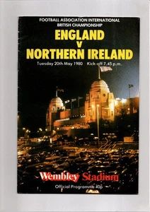 England v Northern Ireland 1979-1980 British Home Championship 20/05/1980 - Picture 1 of 1