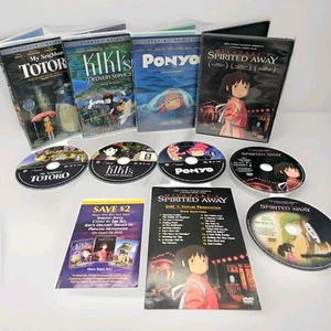 Studio Ghibli 4-DVD Collection:Miyazaki's Anime - Spirited Away, Kiki, Ponyo - Picture 1 of 8