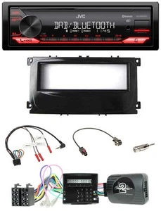 JVC Bluetooth USB DAB Lenkrad Autoradio für Ford Galaxy Focus C-Max Can ab 2007 - Bild 1 von 10