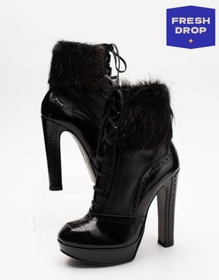 RRP€750 ROBERT CLERGERIE Leather Ankle Boots US6 UK3 EU36 Made in France - Image 1 of 4