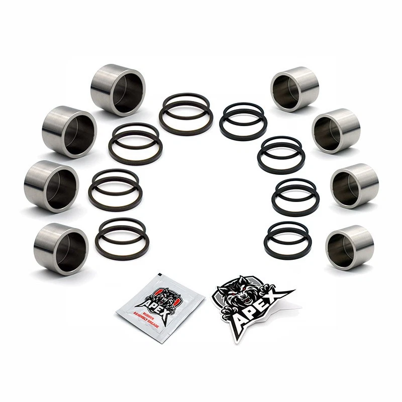 CBR900 RR Fireblade RRR 1994 Brake Caliper Pistons Seals Honda Front Stainless - Imagem 1 de 4