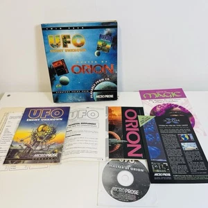 Twin Pack UFO Enemy Unknown & Master of Orion (PC game) 1994 Original Big Box - Picture 1 of 10