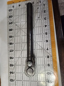 Vintage BOG MFG 202 USA 1/2" Open Gear Head Ratchet Socket Wrench Tool Knurled - Picture 1 of 14