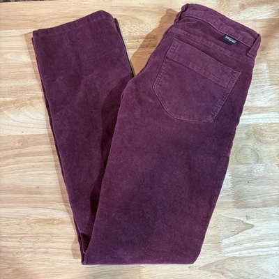 Pantalones Patagonia Mujer 24 Cortos Borgoña Algodón Orgánico Pana Pierna Recta Foto 1 de 4