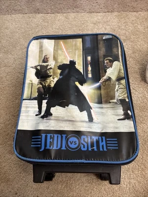 Star Wars Jedi Vs. Sith Suitcase Youth/Kids Rolling Travel Case Luggage Vintage - Image 1 of 4