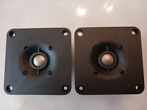 2ea new old stock Mirage 5DR53081 1” Metal dome tweeter, 8 ohm 3.5” square - Picture 1 of 5