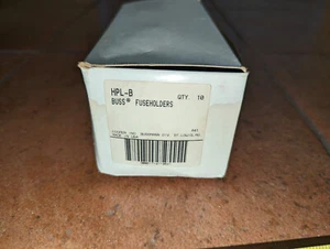 (1) New Box of (10) Individually Sealed Buss HPL-B Inline Fuse Holders - Picture 1 of 2