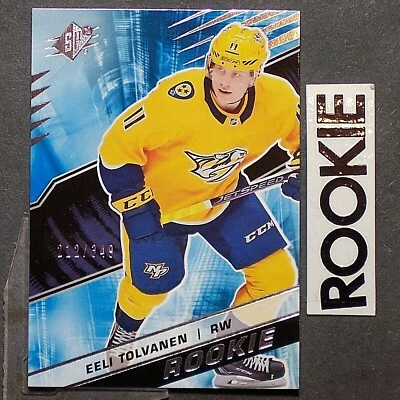 EELI TOLVANEN  212/349  RC  2018-19  SPx  Rookies  #RET  Nashville Predators - Image 1 of 2