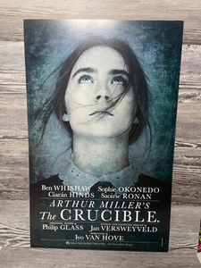 THE CRUCIBLE, ARTHUR MILLER, WALTER KERR THEATRE, BROADWAY WINDOW CARD/POSTER - Picture 1 of 9