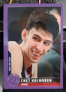 Chet Holmgren 2022 Topps X #16 RC #d/25 Purple Oklahoma City Thunder - Picture 1 of 2