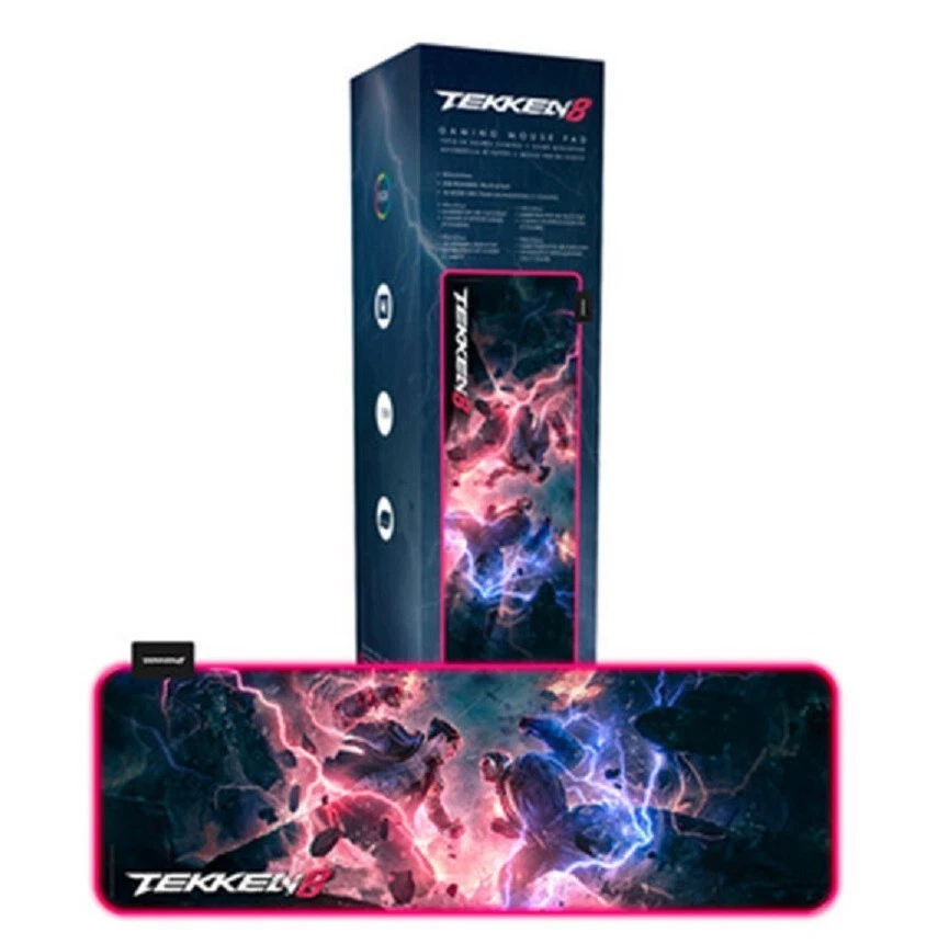 TEKKEN 8 LED Gaming RGB Backlit Deskmat Mouse Pad XXL USB Official Sold Out NEW - Image 1 of 1