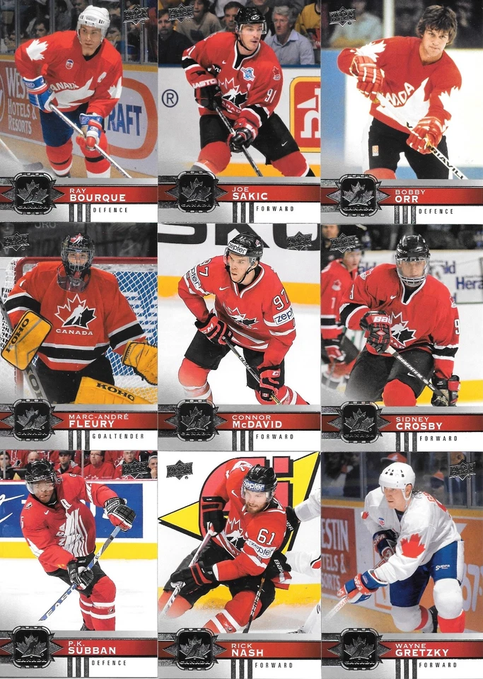 U PICK EM LOT 2017-18 17-18 UD Canadian Tire Team Canada Base SP card Set #1-140 - Image 1 of 1