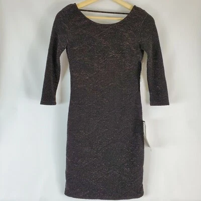 Vestido T r i x x i tejido brillo 25E192WA21 negro talla 3 nuevo con etiquetas B95 Foto 1 de 4