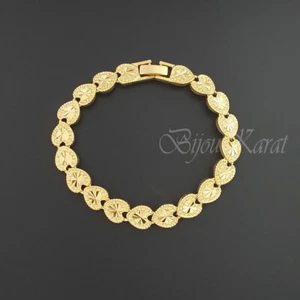 Filigranes Gold Armband 22 Karat vergoldet Altin Kaplama Bileklik Armkette Herz - Bild 1 von 3
