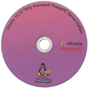 Ubuntu 15.10 Wily Werewolf PowerPC Server CD Apple Mac G4 G5 iMac - Picture 1 of 1