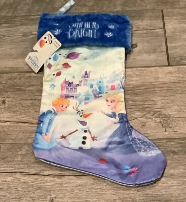 Disney Olaf’s  Frozen Adventure Christmas Stocking NWT-Anna & Elsa - Image 1 of 4