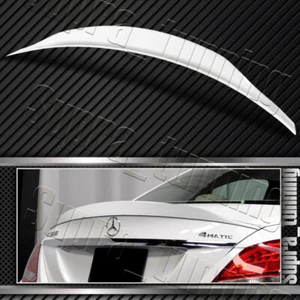 W-Power Pearl White Trunk Spoiler Wing Fit 2015-2021 Mercedes C-Class Sedan W205 - Bild 1 von 5