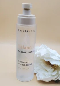 Nature Love Balancing Facial Toner  Rosewater & Witch Hazel 6 fl No Lid  - Picture 1 of 6