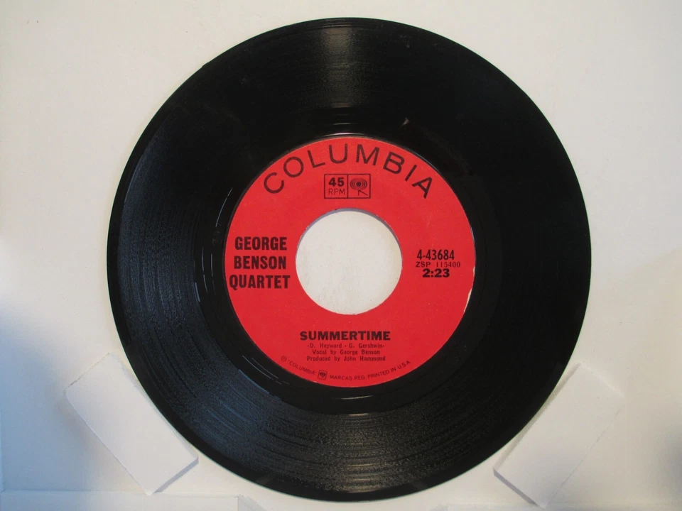 4-43684 George Benson Quartet Columbia Records 45 RPM   383B35 Foto 1 de 3