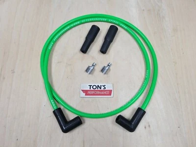 Kit de cables de bujía de 8 mm cal caliente Harley Davidson Sportster Dyna Softail Foto 1 de 2