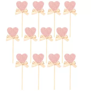 20 Pcs Wedding Party Supplies Small Cupcake Picks Decorative Cupcake Toppers - Picture 1 of 12