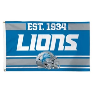 For Detroit Lions Football fans 3x5 ft EST. 1934 Flag - Ideal NFL Gift Banner - Picture 1 of 1