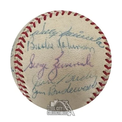 1957 Baltimore Orioles Autographed Team Signed Baseball - JSA LOA - Image 1 of 4
